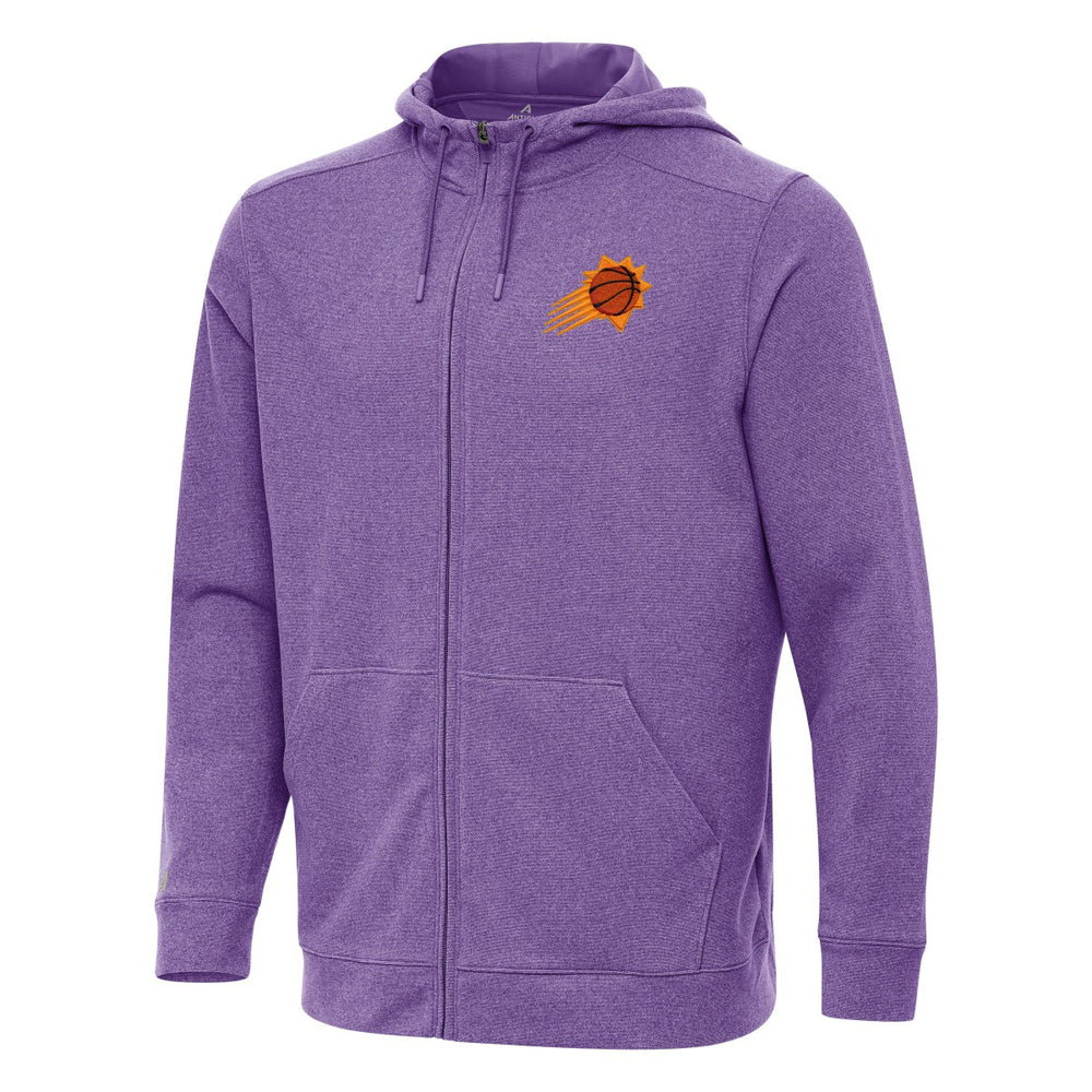 NBA - Phoenix Suns Antigua Effortless Full-Zip Hoodie Jacket - Heather Purple