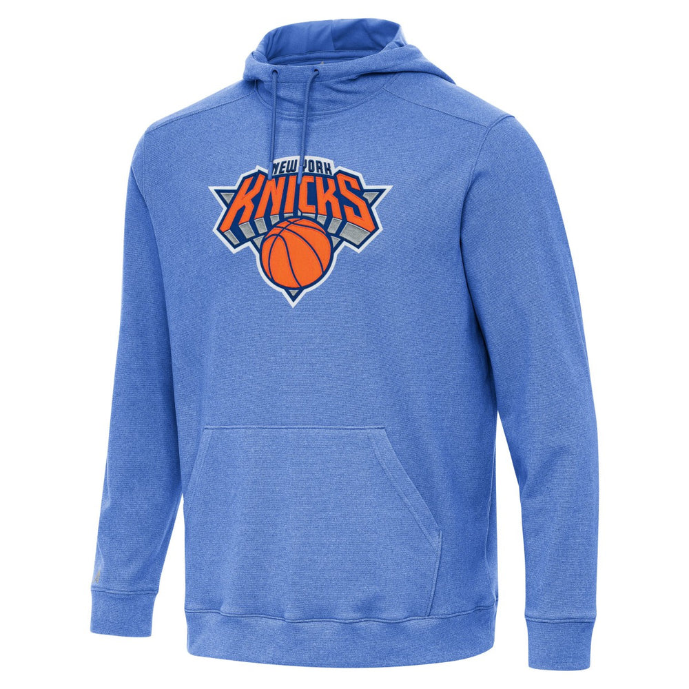 NBA - New York Knicks Antigua Cloud Pullover Hoodie - Heather Blue