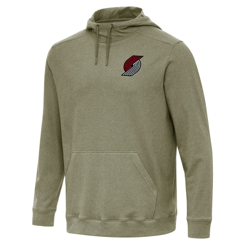 NBA - Portland Trail Blazers Antigua Cloud Pullover Hoodie - Heather Olive