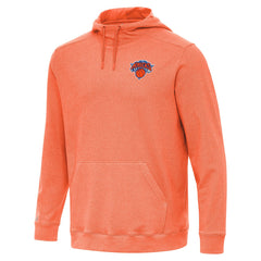 NBA - New York Knicks Antigua Cloud Pullover Hoodie - Heather Orange