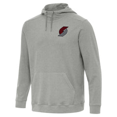 NBA - Portland Trail Blazers Antigua Cloud Pullover Hoodie - Heather Gray