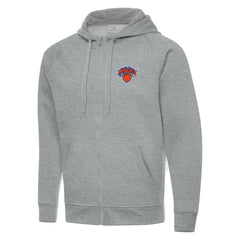 NBA - New York Knicks Antigua Big & Tall Victory Full-Zip Hoodie - Heather Gray