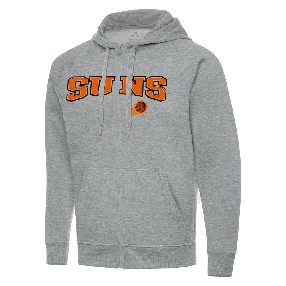 NBA - Phoenix Suns Antigua Big & Tall Victory Full-Zip Hoodie Jacket - Heather Gray