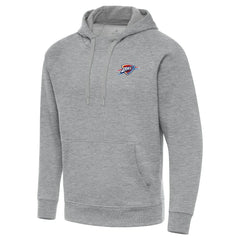 NBA - Oklahoma City Thunder Antigua Big & Tall Victory Raglan Pullover Hoodie - Heather Gray