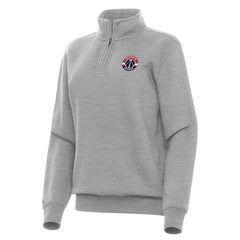 NBA - Washington Wizards Antigua Women's Victory Quarter-Zip Sweatshirt - Heather Gray