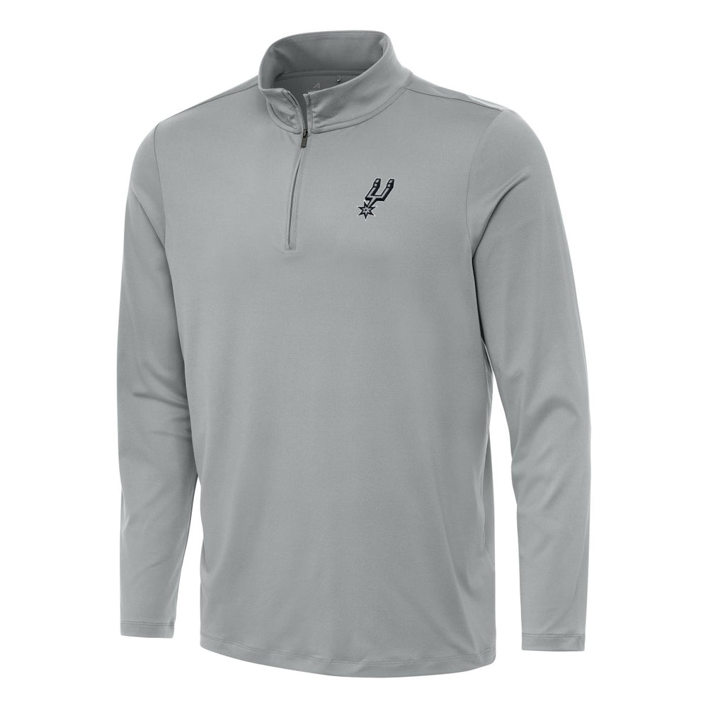NBA - San Antonio Spurs Antigua Reprocess Quarter-Zip Top - Gray