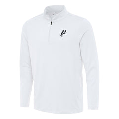 NBA - San Antonio Spurs Antigua Reprocess Quarter-Zip Top - White
