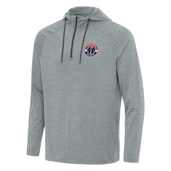 NBA - Washington Wizards Antigua Spikes Raglan Quarter-Zip Hoodie - Heather Gray
