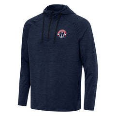 NBA - Washington Wizards Antigua Spikes Raglan Quarter-Zip Hoodie - Heather Navy