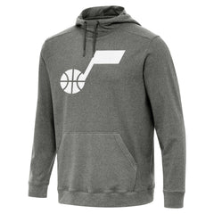 NBA - Utah Jazz Antigua Cloud Pullover Hoodie - Heather Black