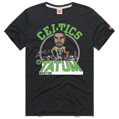 NBA - Jayson Tatum Boston Celtics Homage Unisex 2024/25 City Edition Caricature Tri-Blend T-Shirt - Charcoal