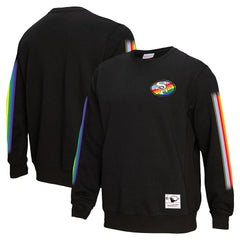 San Francisco 49ers Pride Pullover Sweatshirt Black - Mitchell & Ness