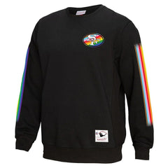 San Francisco 49ers Pride Pullover Sweatshirt Black - Mitchell & Ness