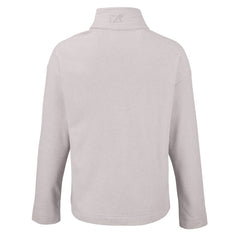 Cleveland Browns Cutter & Buck Women's Hunts Point Eco Textured Fleece Recycled Quarter-Snap Pullover Gray - NFL