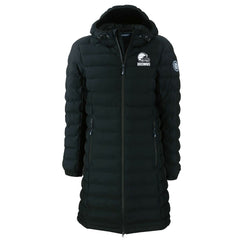 Cleveland Browns Cutter & Buck Women's Mission Ridge Repreve Eco Insulated Full-Zip Hoodie Long Puffer Jacket Black - NFL
