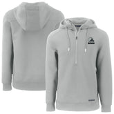 Cleveland Browns Cutter & Buck Roam Eco Recycled Half-Zip Pullover Hoodie Gray - NFL