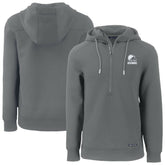 Cleveland Browns Cutter & Buck Roam Eco Recycled Half-Zip Pullover Hoodie Gray - NFL