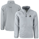 Cleveland Browns Cutter & Buck Charter Eco Recycled Full-Zip Hoodie Jacket Gray - NFL