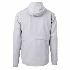 Cleveland Browns Cutter & Buck Charter Eco Recycled Anorak Half-Zip Hoodie Jacket Gray - NFL