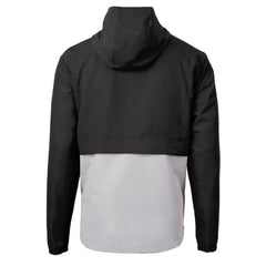 Cleveland Browns Cutter & Buck Charter Eco Recycled Anorak Half-Zip Hoodie Jacket Black - NFL