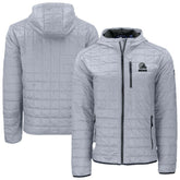 Cleveland Browns Cutter & Buck Rainier Primaloft Eco Full-Zip Hooded Jacket Gray - NFL