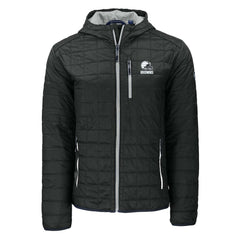 Cleveland Browns Cutter & Buck Rainier Primaloft Eco Full-Zip Hooded Jacket Black - NFL