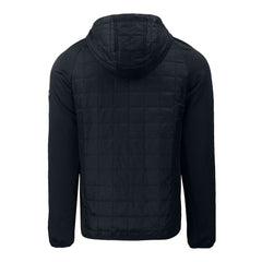 Cleveland Browns Cutter & Buck Rainier Primaloft Eco Full-Zip Hoodie Hybrid Jacket Black - NFL