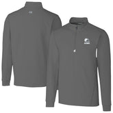 Cleveland Browns Cutter & Buck Big & Tall Traverse Stretch Eco Quarter-Zip Pullover Top Gray - NFL