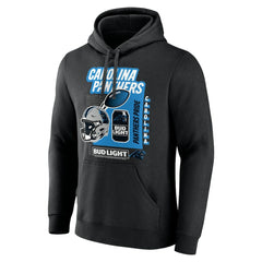Carolina Panthers Bud Light Pullover Hoodie Black - NFL