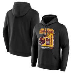Washington Commanders Bud Light Pullover Hoodie Black - NFL