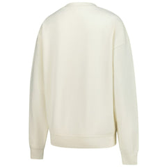 Chicago Bears Women's Fandom Fleece Pullover Sweatshirt Cream - Mitchell & Ness