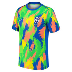 Nike Brazil Women's National Team 2025 Academy Pro Pre-Match Performance Top - Blue