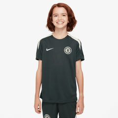 Nike Chelsea Youth 2025/26 Strike Raglan Top - Green