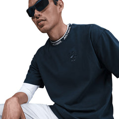 Nike Chelsea Premium Just Do It Relaxed Fit T-Shirts - Navy