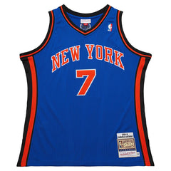 Mitchell & Ness - Carmelo Anthony New York Knicks 2010/11 Hardwood Classics Authentic Jersey - Blue