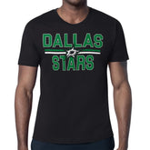 Dallas Stars - Starter Mesh Look Team Name T-Shirt Black