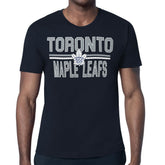 Toronto Maple Leafs - Starter Mesh Look Team Name T-Shirt Navy