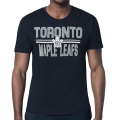 Toronto Maple Leafs - Starter Mesh Look Team Name T-Shirt Navy
