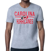 Carolina Hurricanes - Starter Mesh Look Team Name T-Shirt Heather Gray