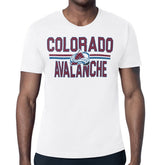 Colorado Avalanche - Starter Mesh Look Team Name T-Shirt White