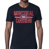 Montreal Canadiens - Starter Mesh Look Team Name T-Shirt Navy