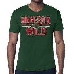 Minnesota Wild - Starter Mesh Look Team Name T-Shirt Green