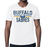 Buffalo Sabres - Starter Mesh Look Team Name T-Shirt White