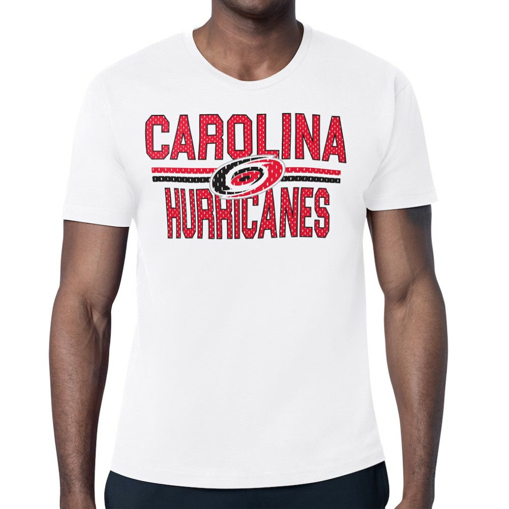 Carolina Hurricanes - Starter Mesh Look Team Name T-Shirt White