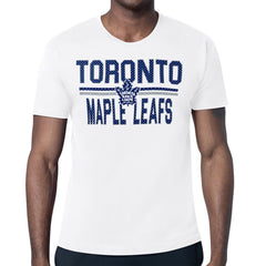 Toronto Maple Leafs - Starter Mesh Look Team Name T-Shirt White