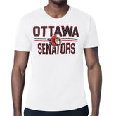 Ottawa Senators - Starter Mesh Look Team Name T-Shirt White