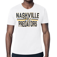 Nashville Predators - Starter Mesh Look Team Name T-Shirt White