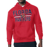 Florida Panthers - Starter Mesh Look Team Name Logo Tri-Blend Pullover Hoodie Red