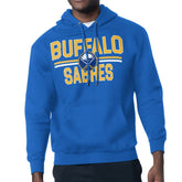 Buffalo Sabres - Starter Mesh Look Team Name Logo Tri-Blend Pullover Hoodie Royal