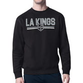 Los Angeles Kings - Starter Mesh Look Team Name Logo Pullover Sweatshirt Black